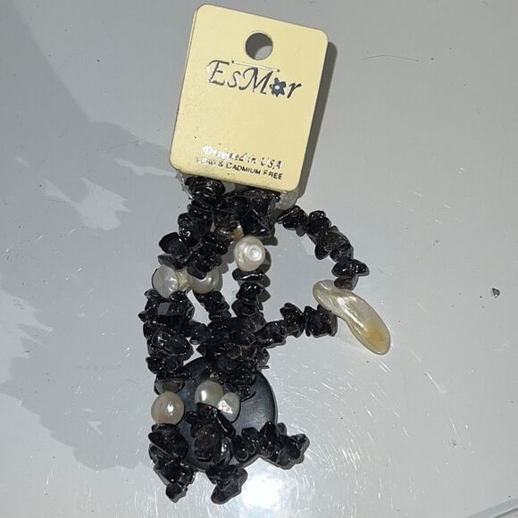 EsMor Triple Strand Chip Bead Bracelet - Lead & Cadmium Free - Picture 6 of 9